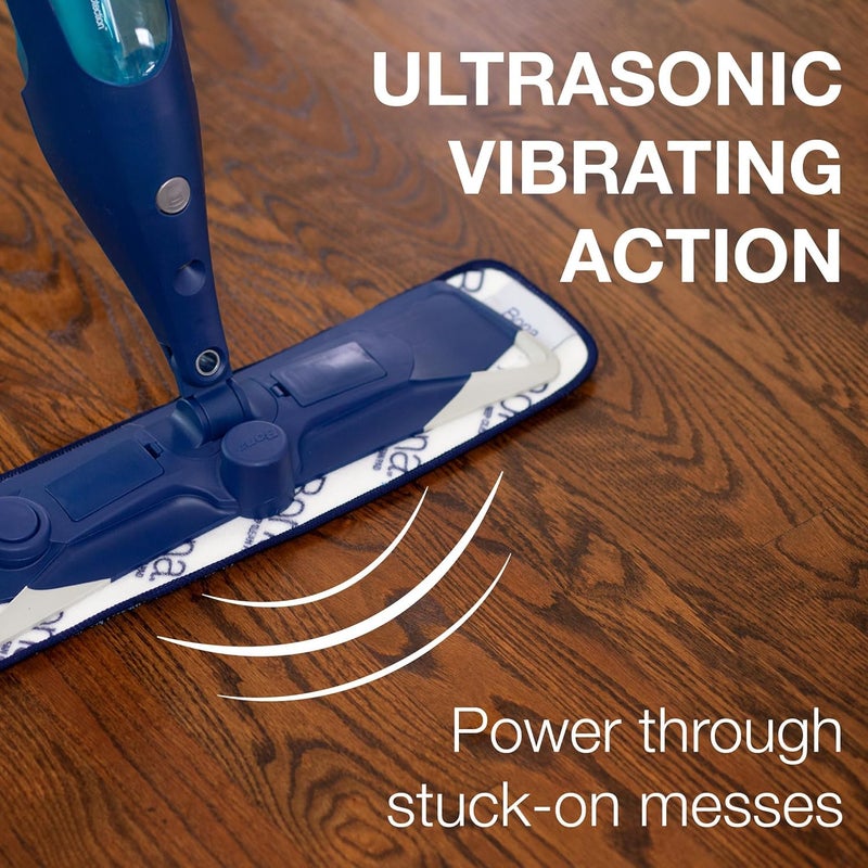 Bona PowerPlus Premium Motion Spray Mop for Hardwood Floors - Includes PowerPlus Hardwood Floor Cleaning Solution and PowerPlus Microfiber Cleaning Pad - Vibrating Spray Mop for Wood Floors - Image 2